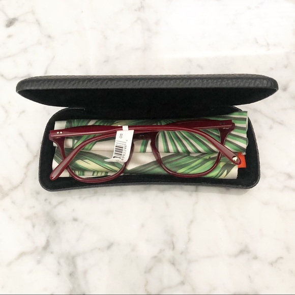 NWT Garrett Leight Vienna Glasses in Burgundy - Picture 6 of 6